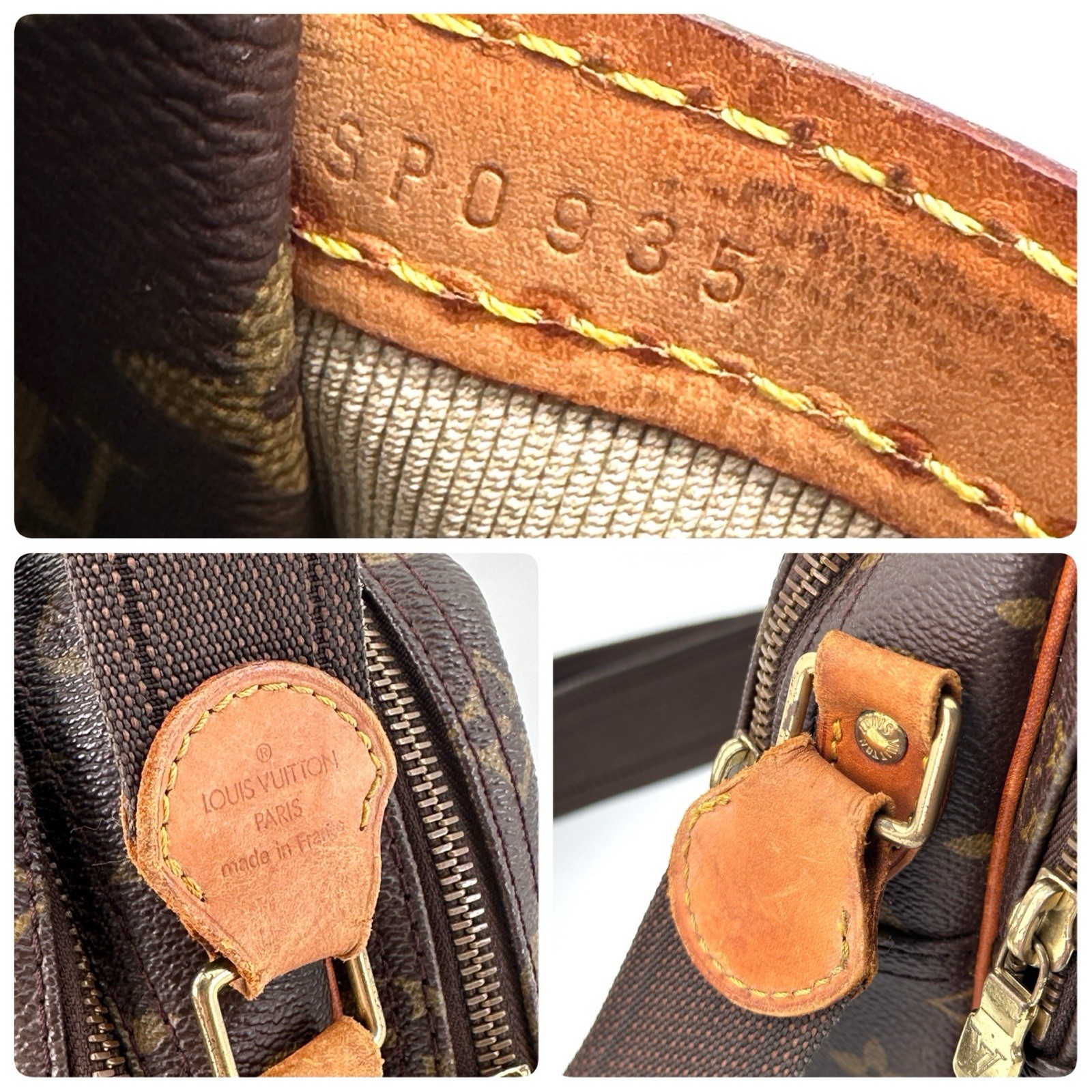 Louis Vuitton Reporter PM Shoulder Bag Monogram Brown Leather Authentic thumbnail 19