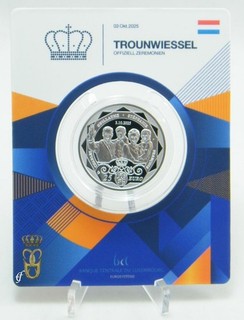 Luxemburg 25 Euro 2026 Thronbesteigung PP / Proof eine Unze Silber