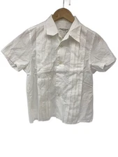 COMME des GARCONS robe de chambre Short-sleeved Shirt/S/Cotton/White/plain