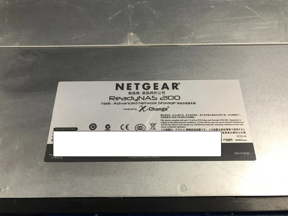 NetGear RNRX4420-100NAS 1U Rackmount 4-Bay Network Storage w/ 2TB HDD - Image 3 of 4