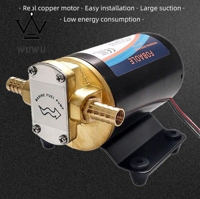 24V Small Electric DC Motor Self-priming Gasoline Filling Machine Suction Pumps