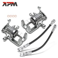 2x Bremssattel + 2x Bremsschlauch Hinten L+R für VW Beetle Golf 6 Touran Audi A3