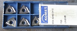 5 Stück Wendeschneidplatten P25