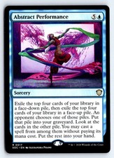 Abstract Performance 17 Commander: Secrets of Strixhaven Magic: The Gathering NM