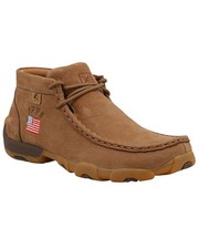 Twisted X Kid's Patriotic Chukka Driving Casual Shoes - Moc Toe - YDM0059