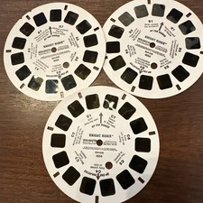 Vintage 1982 View Master Knight Rider Set of 3 Reels 4054 Light Wear Tested