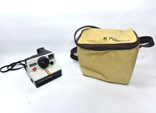 FOTOCAMERA VINTAGE POLAROID LAND 1000 SX70 FOTOCAMERA PELLICOLA ISTANTANEA TESTATA FUNZIONANTE + borsa