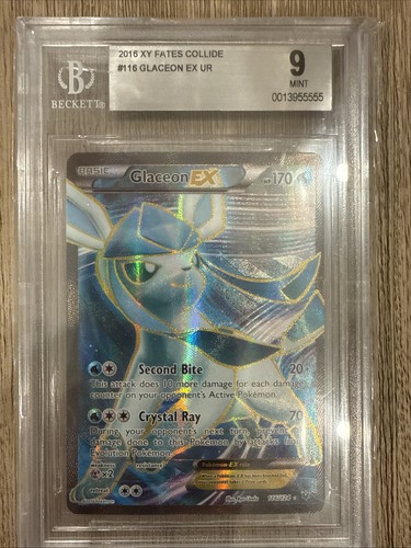 Glaceon-EX graded BGS 9 for sale on eBay