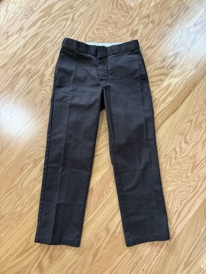 Dickies Men's Work Pants 874 Brown Classic Original Fit Straight Leg Size 34x30