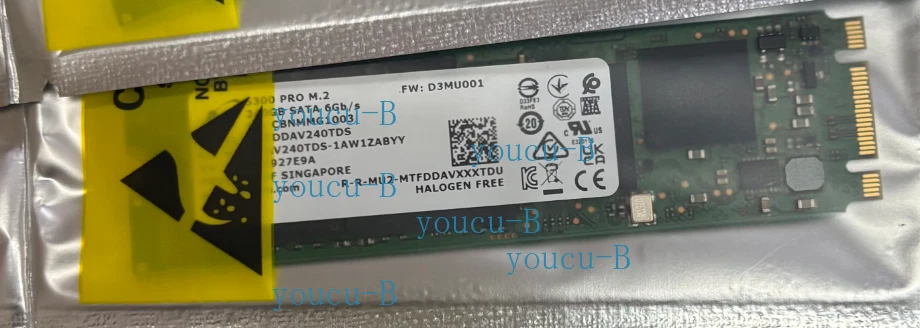 New Micron 5300 PRO 240GB M.2 SSD SATA 6Gb/s MTFDDAV480TDS-1AW1ZABYY - Image 2 of 3