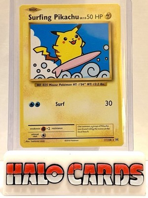 PACK FRESH Surfing Pikachu - 111/108 - Secret Rare Pokemon XY