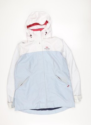 Tribord Regenmantel Jacke Damen blau wasserdicht mit Kapuze XL