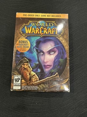 World of Warcraft Pre-Order Rare 1st Print of WoW (Windows PC 2004) UNSEALED