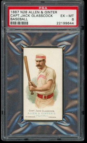 1887 N28 Allen & Ginter #22 Capt. Jack Glasscock