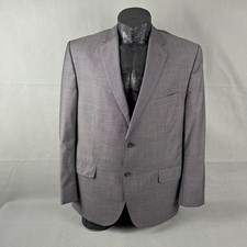 Cremieux Collection Loro Piana Wool Sportcoat 46R Italy Men Drew Cut Gray Blazer