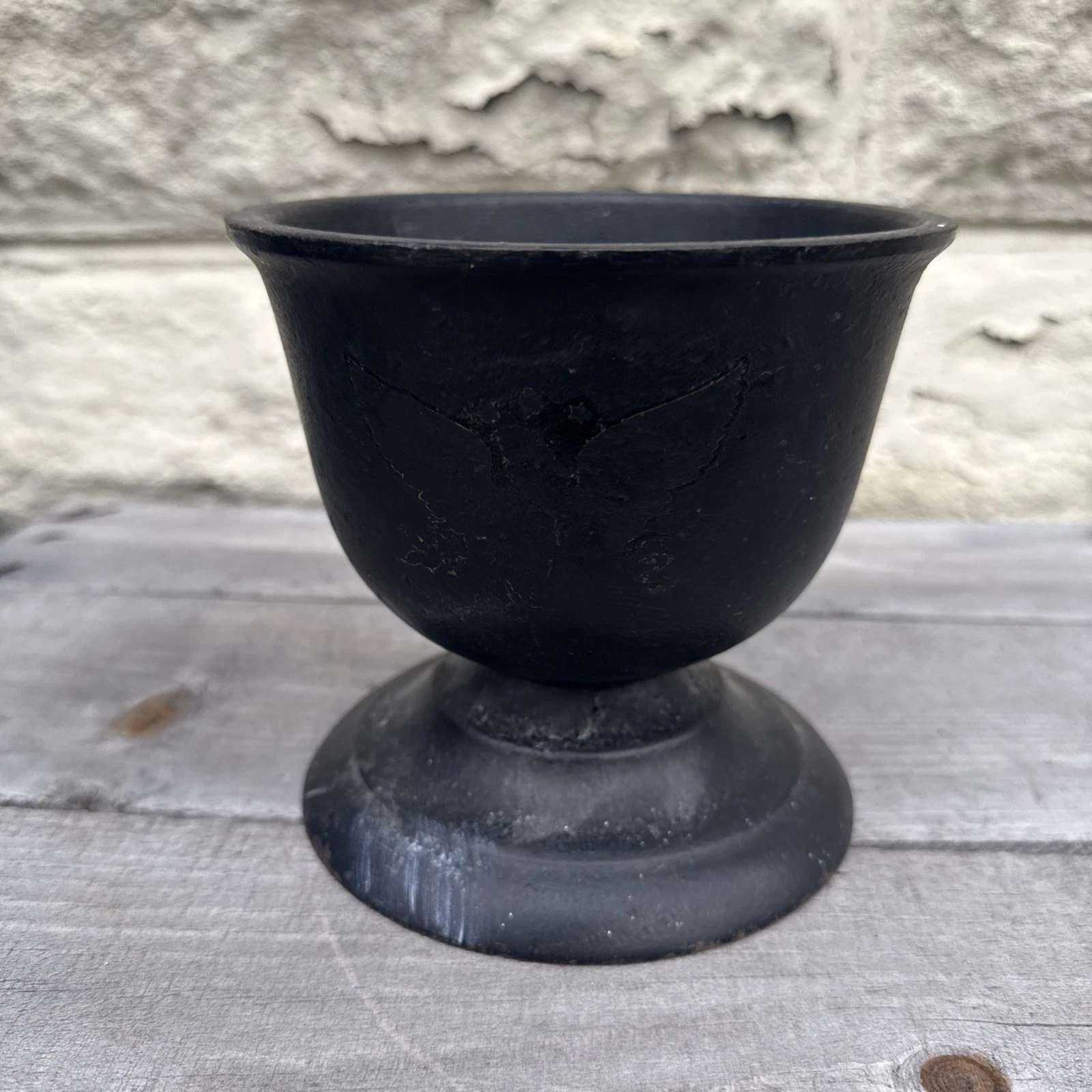 Antique Cast Iron Mortar no Pestle 5.5x5.5 Inch
Opens in a new window or tab
