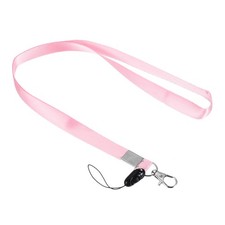 17" Neck Lanyards, 10pcs Office Lanyard with Swivel Hook Clip Buckle, Pink