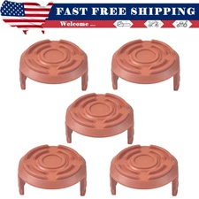 5 Pack Spool Cap Cover Worx For 50006531 WA6531 Cordless Grass Trimmer WG151