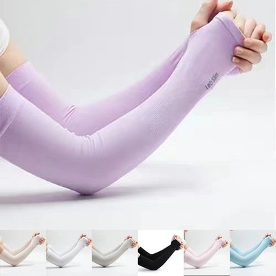 Summer Ice Silk Hand Sleeves for Sun Protection and Outdoor Activities