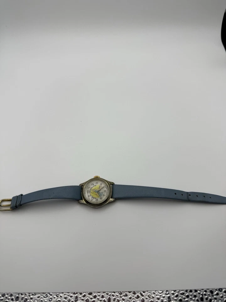 VTG Bradley Disney Alice in Wonderland Watch Works, Original Dial + Strap, Rare - Image 2 of 4