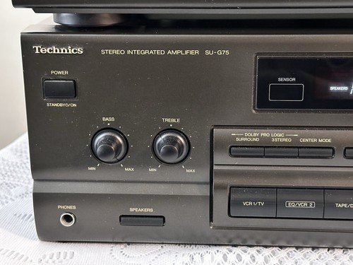 Technics Stereo Integrated Amplifier 5-CD Changer & Tuner SU-G75 SL-PD665 ST-K55 - Picture 3 of 17