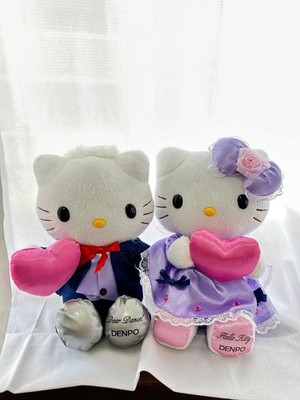 Sanrio Hello Kitty Dear Daniel Hochzeitskleidung Plüschpuppe Stofftier Paar Set