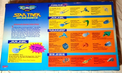 Micro Machines Space Star Trek Limited Edition Collector's Set 1993 Galoob 65831 - Picture 4 of 4