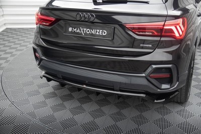 Heckdiffusor DTM Look für Audi Q3 Sportback F3 schwarz Maxton Design mit ABE