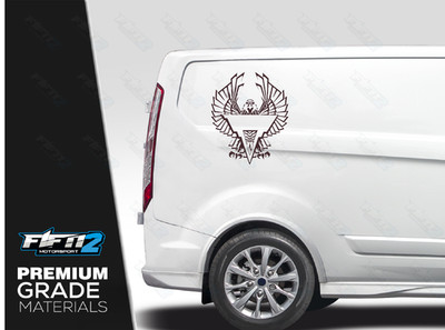 Vogel Stamm MC Racer Van Vinyl Grafik Abziehbilder Aufkleber Folie Camper MX Straße