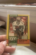 1990 Topps - 1000 yd. Club Dalton Hilliard #9 With Disclaimer