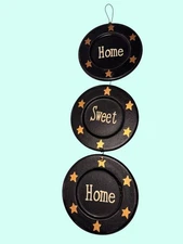 Home Sweet Home Hanging Wall Decor Stars rustic country primitive