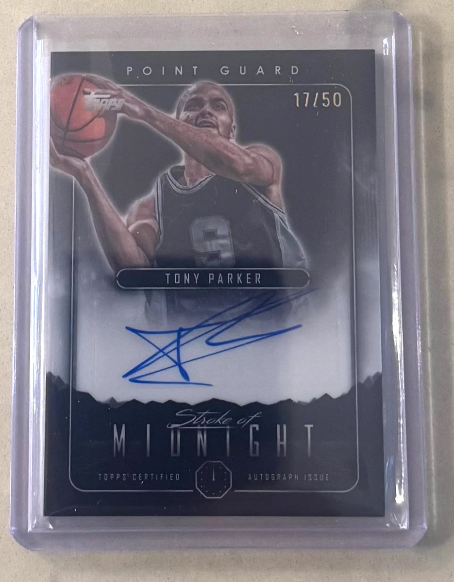 Tony Parker Basketball Autographed Sports Trading Cards