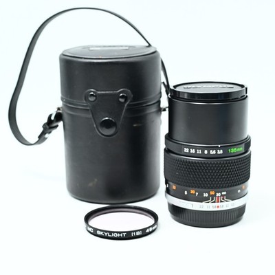 OLYMPUS OM-SYSTEM E Zuiko Auto-T 135mm f3.5 MF Lens [Near Mint]