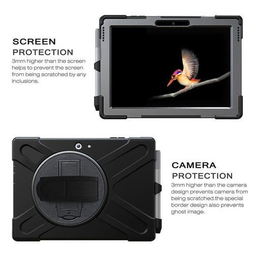 For Microsoft Surface Go 4 3 2 1st Case Rotating Stand Shockproof Armor Cover - Picture 8 of 29