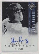 2011 Panini Limited Prospects Signatures 549/599 Hernan Perez #20 Auto gh4