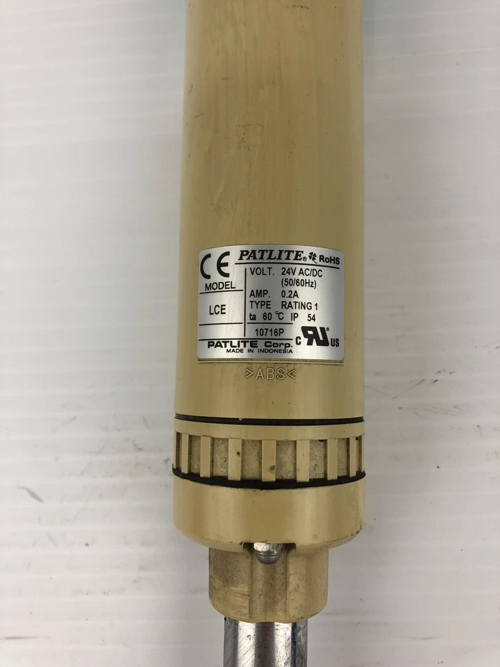 Patlite LCE Green, Orange and Red Signal Tower 24VAC/DC 50/60Hz 0.2A - Image 2 of 4