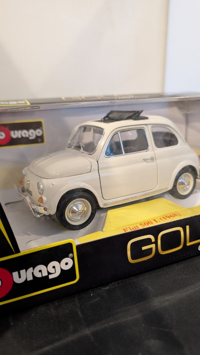 Bburago - Fiat 500L 1968 1/18 White BURAGO 18-12035 | eBay