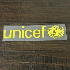 2007-11 Barcelona UNICEF  Home Away Patch Sponsor Parche