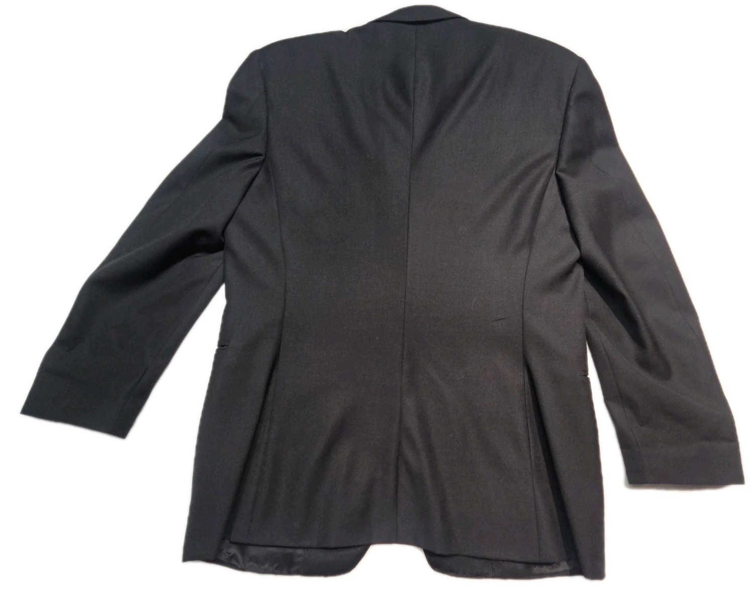 Canali Blazer Sport Coat Men's 48 Holt Renfrew Black 2 Buttons Peak Pocket Italy