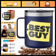 Funny Coffee Mug - Insulated Travel Mug 14oz Stainless Steel - Gifts for Him, Da