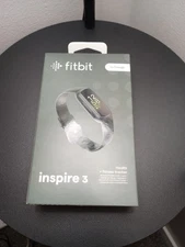 New Sealed Fitbit Inspire 3 Black Heart Rate Monitor Health & Fitness Tracker