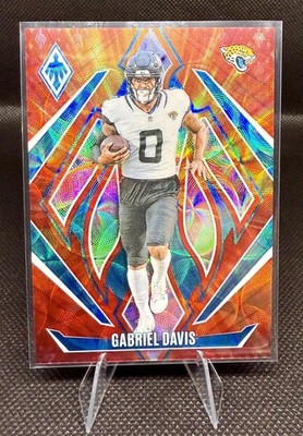 2024 Panini Phoenix #57 Gabriel Davis FireBurst #/350 - Jacksonville Jaguars