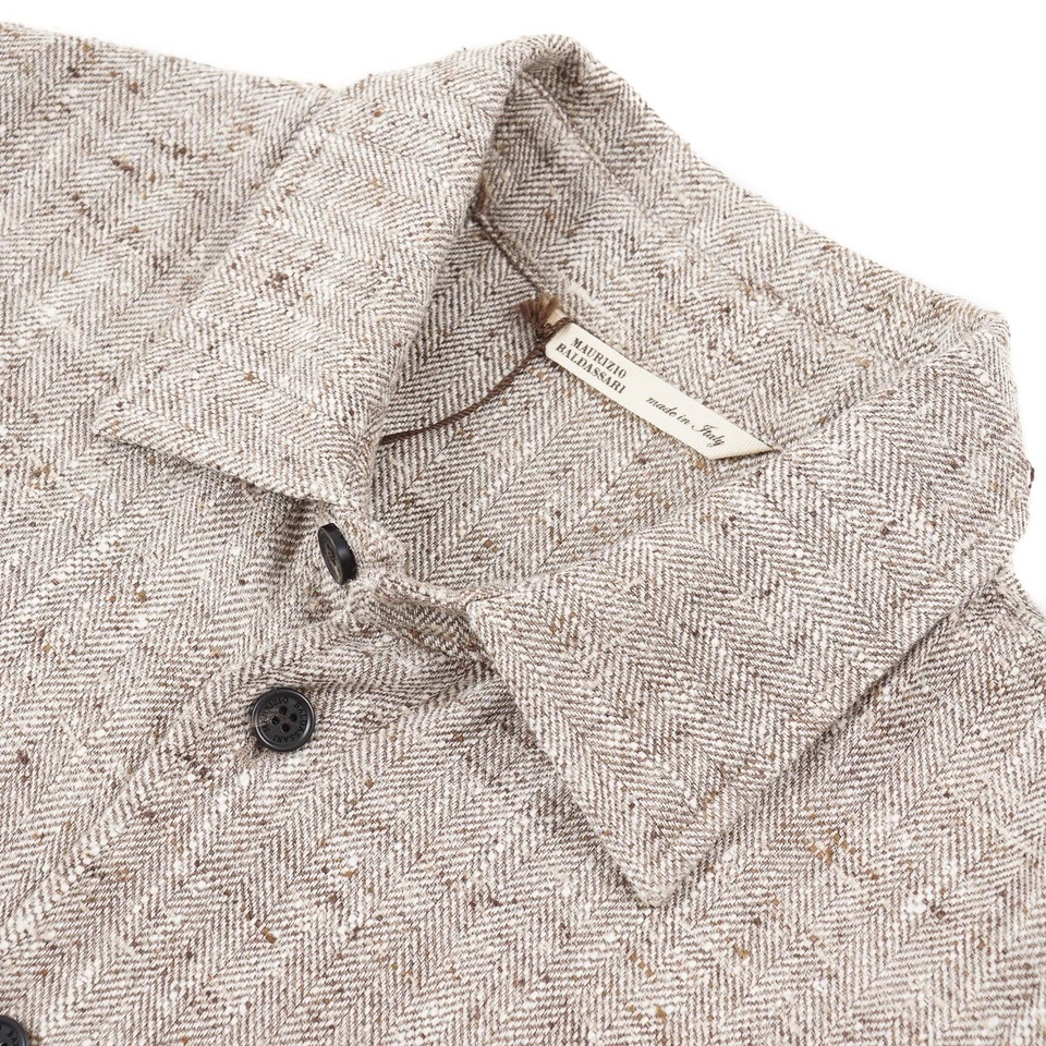 Sobrecamisa Maurizio Baldassari espiga seda-lino M (UE 50) Camisa Chaqueta Foto 4 de 4