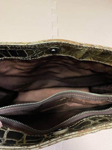 Jean Paul Gaultier Crocodile-embossed leather bag JP - Picture 7 of 10