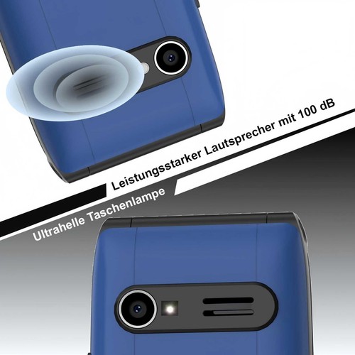 Seniorenhandy Klapphandy Ohne Vertrag Großtastenhandy GSM Flip Mobiltelefon S... - Bild 4 von 6