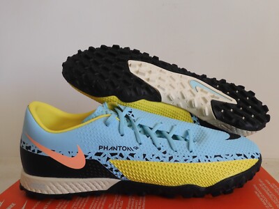 Nike React Phantom GT2 Pro Tf Turf Cleats Glacier Blue Sz 10
