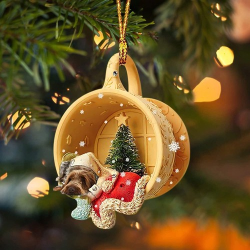 Merry Christmas Cute Pet Ornaments Xmas Tree Hanging Decoration Figure Pendant - Picture 6 of 39