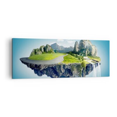 Impression sur Verre 140x50cm Tableaux Image Photo ville abstraction