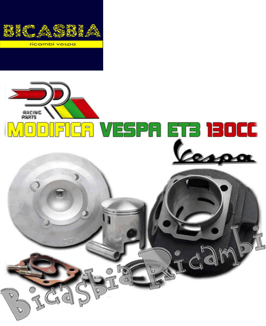 Vespa Et3 Gruppo Termico 130 Dr Vespa KIT CILINDRO MODIFICA VESPA