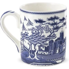 Spode Blue Room Gothic Castle Mug, Coffee & Tea Mug - Blue/White